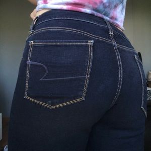 2 pair American Eagle Jeans (size 12)